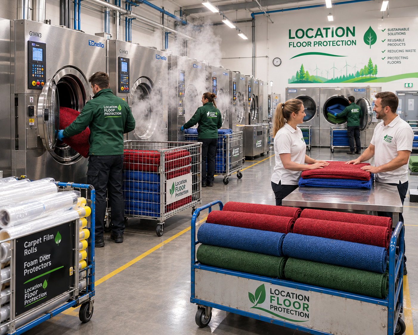 Fewer skips and less waste — reusable floor protection mats for film and TV productions UK