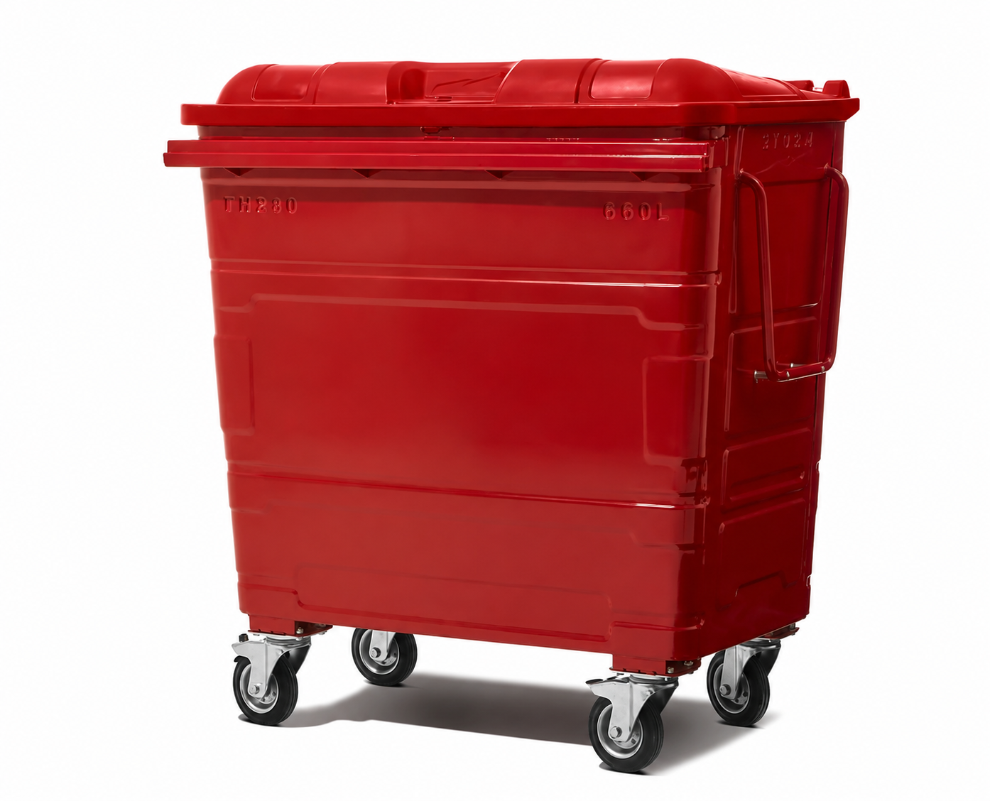660L wheelie bin for film and TV production waste